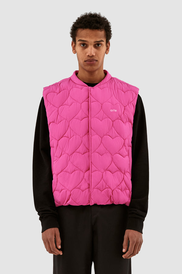 Vince Heart Vest - Pink