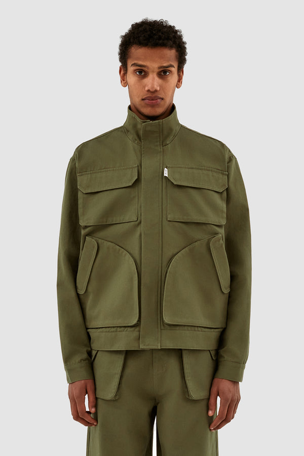 Jaden Cargo Jacket - Light Green