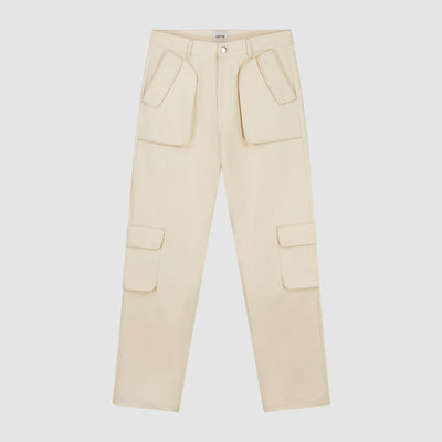 Pantalon cargo Jaden - Crème
