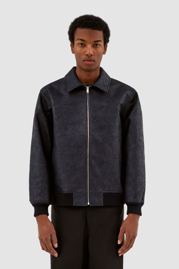 Jonah Embroidery Jacket - Navy