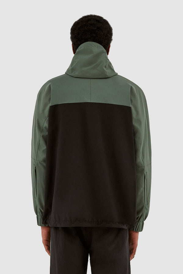 Jake Contrast Jacket - Black/Green