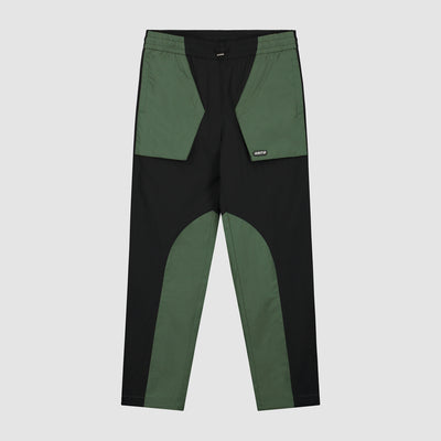 Pantalon contrasté Jake - noir/vert