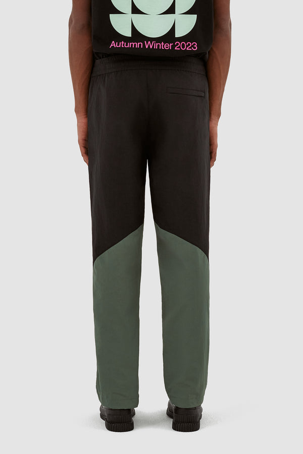 Jake Contrast Pants - Black/Green