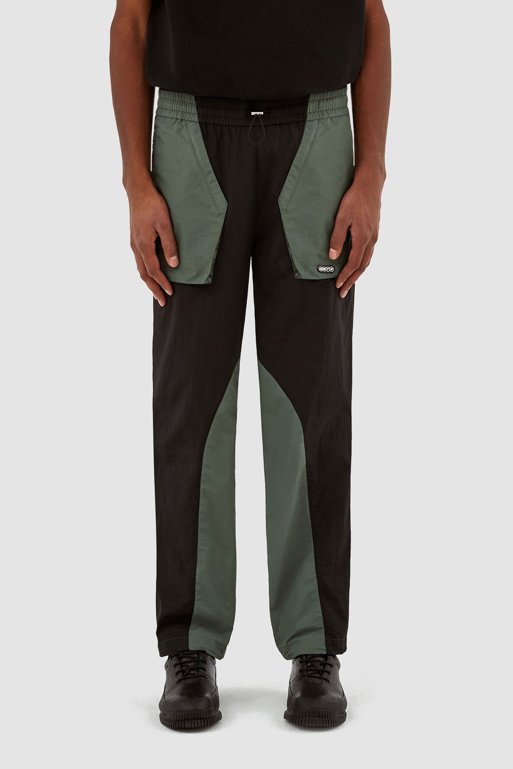 Jake Contrast Pants - Black/Green