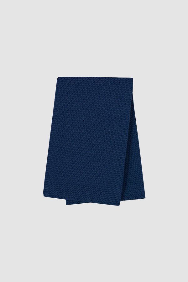 Aaron Knit Scarf - Navy