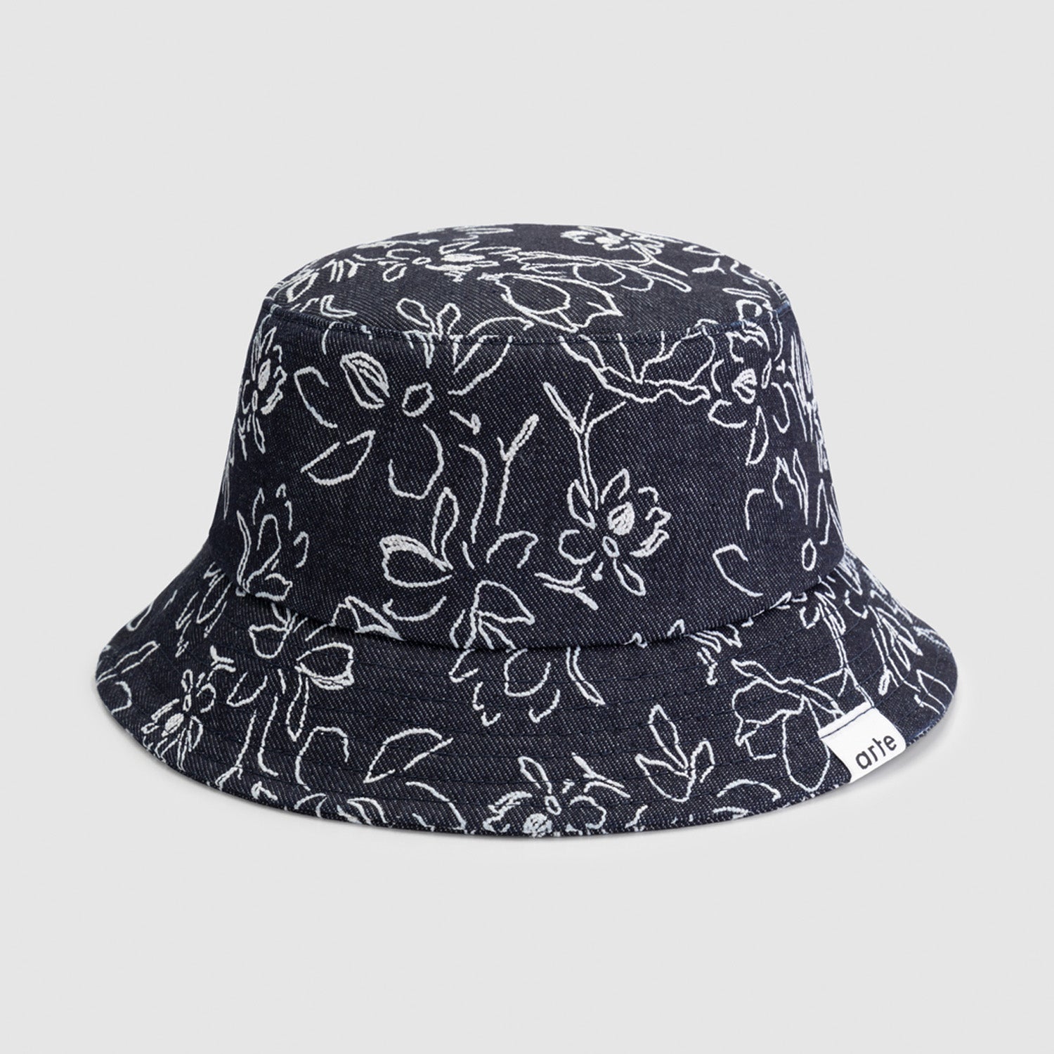 Bill Embroidery Buckethat - Navy