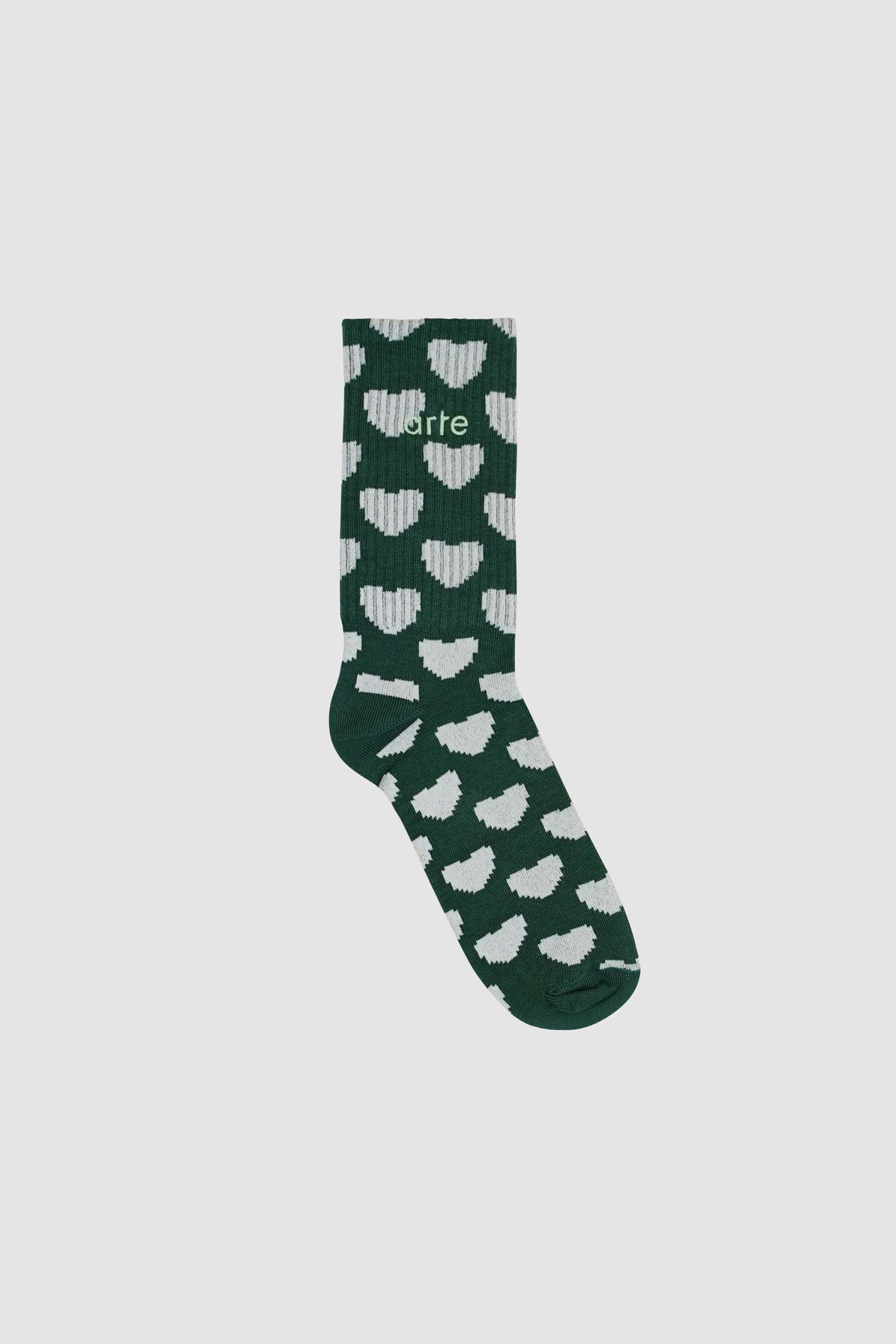 Allover Logo Socks - Green