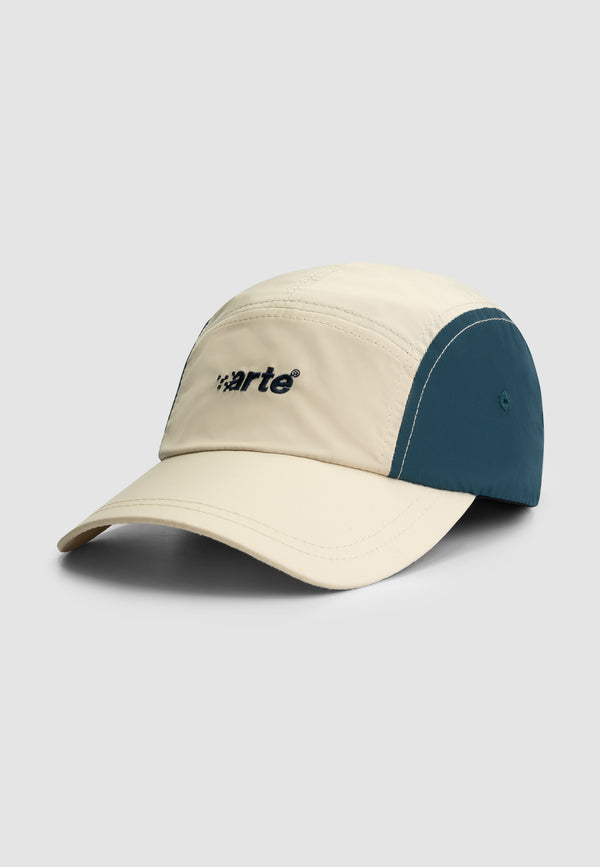 Cedric 5panel Cap - Cream/Navy