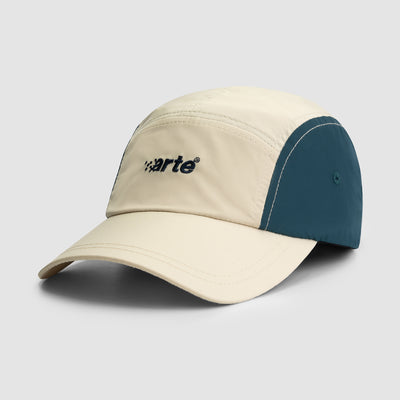 Casquette Cedric à 5 panneaux - Crème/Marine