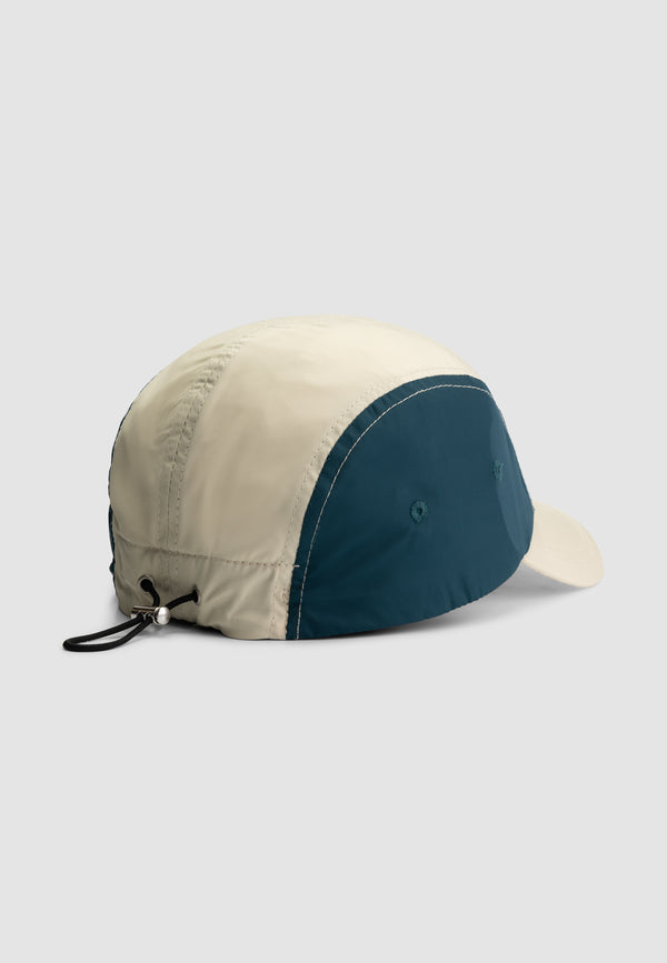 Cedric 5panel Cap - Cream/Navy