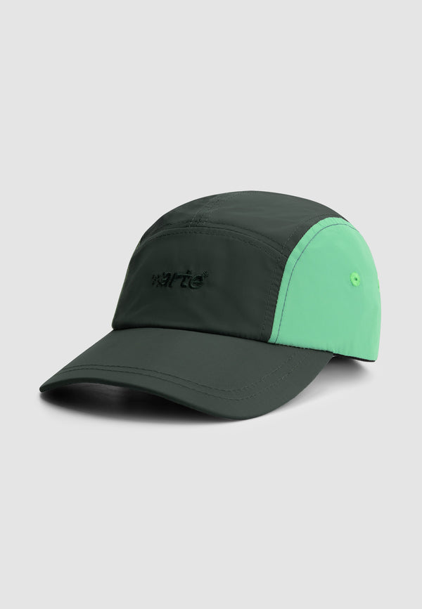 Cedric 5panel Cap - Light Green/Dark Green