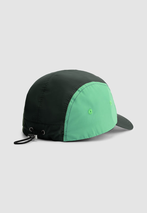 Cedric 5panel Cap - Light Green/Dark Green