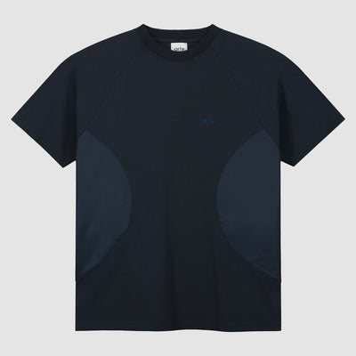 T-shirt Theo W Cuts - Marine