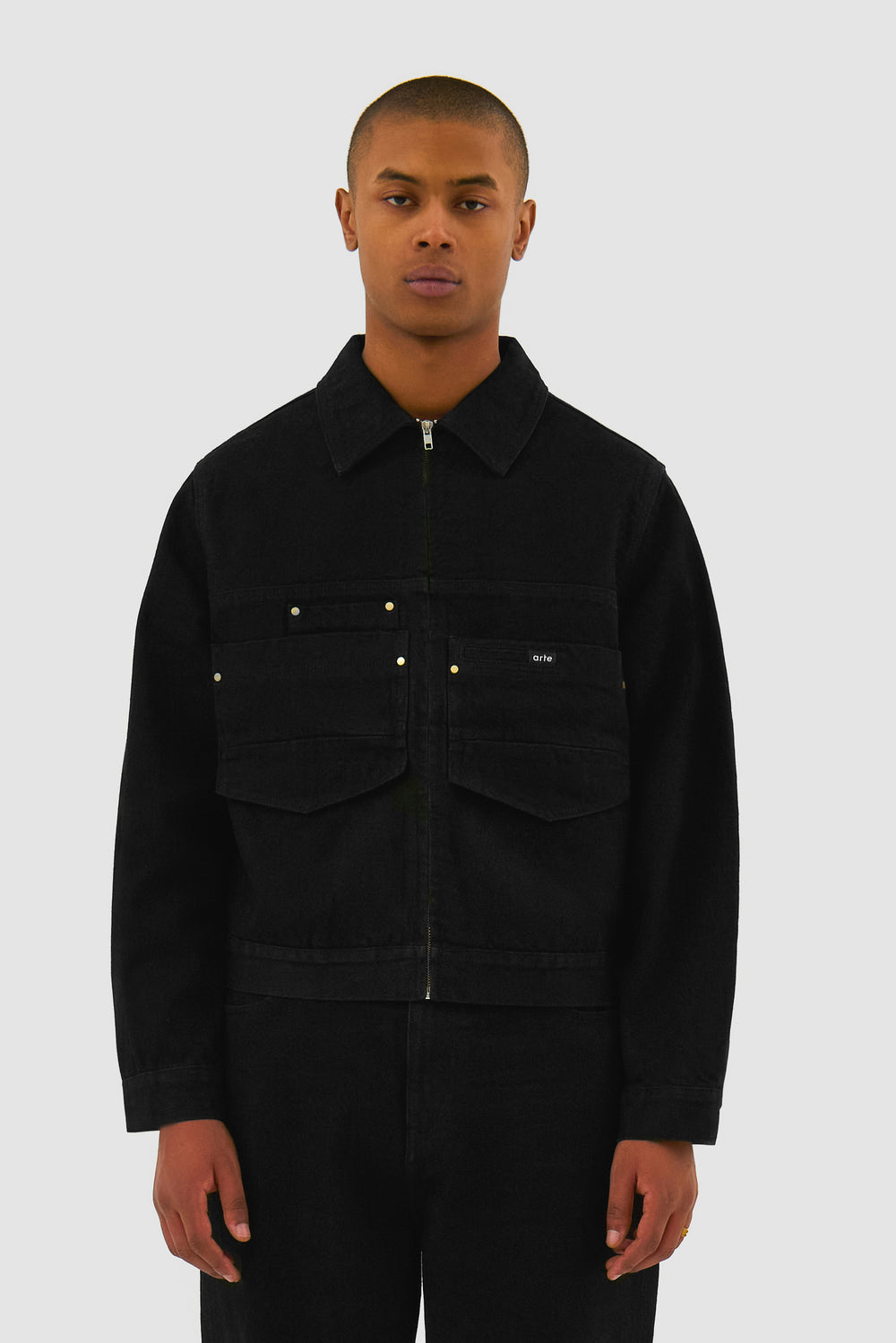 Veste en jean - Noir