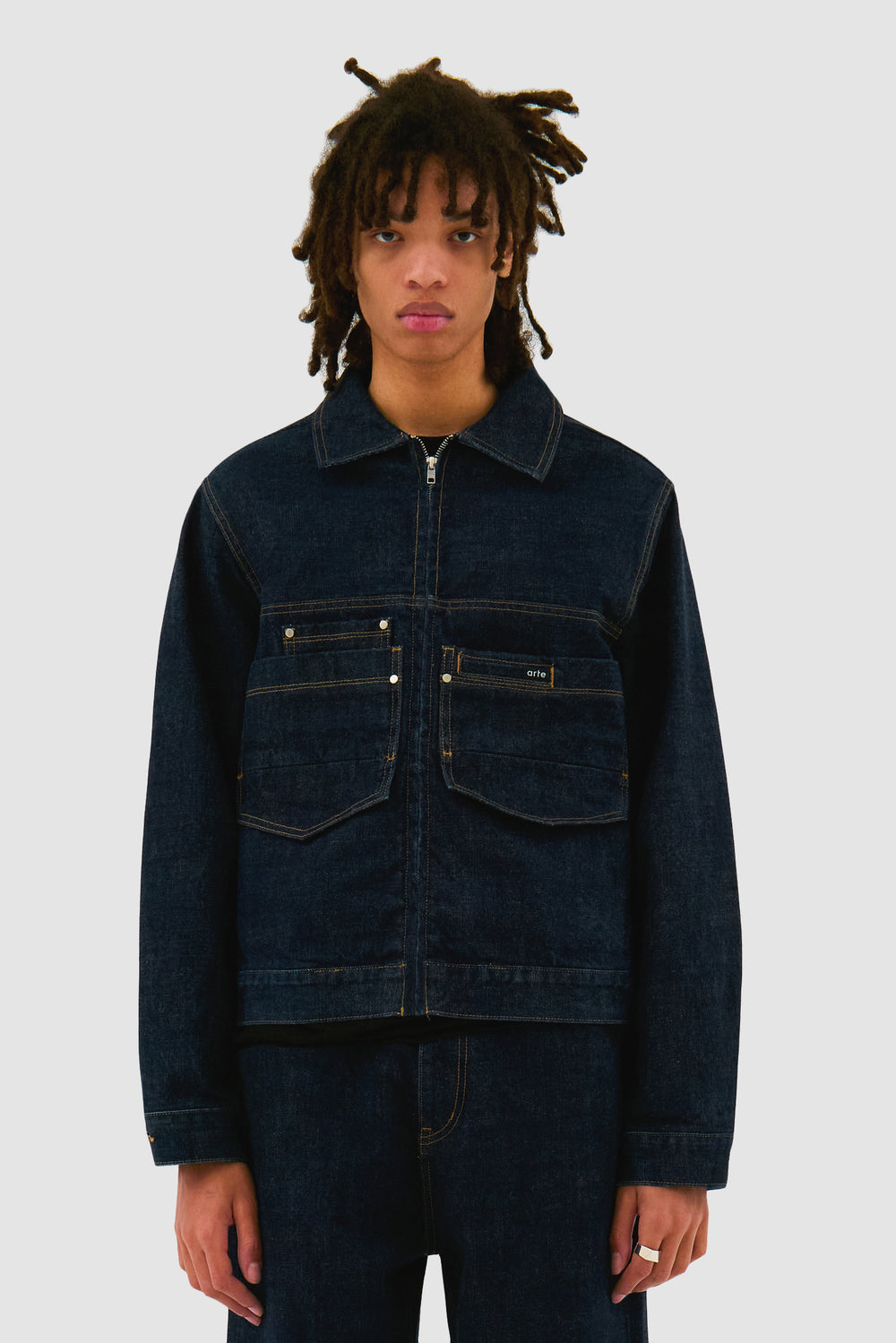 Veste en jean - Denim brut