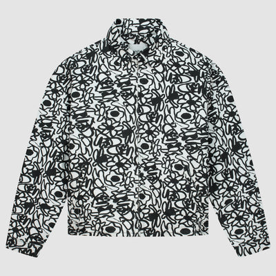 Veste Allover Flowers - Blanc