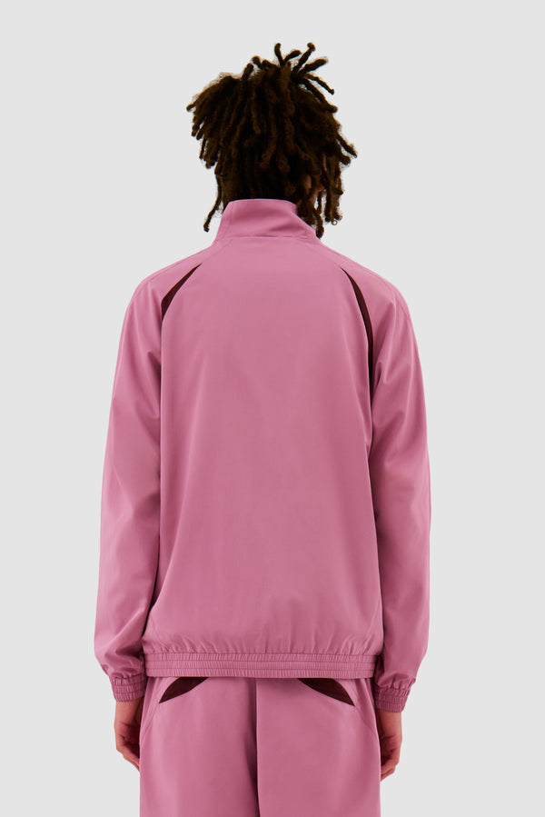 Two-tone Tracksuit Jacket - Pink