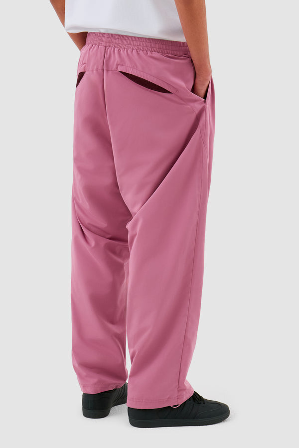 Two-tone Tracksuit Pants - Pink