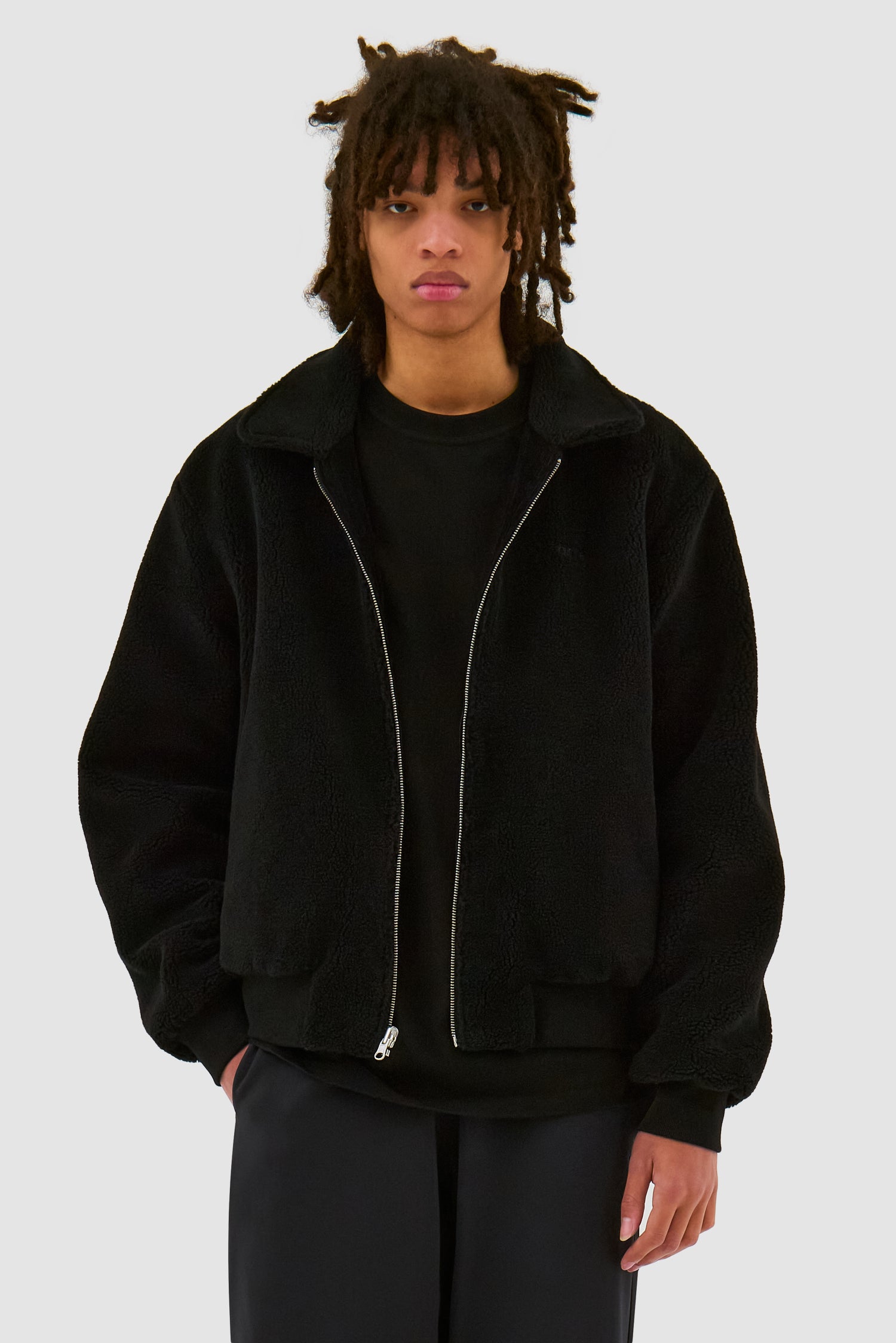 Veste Sherpa - Noir