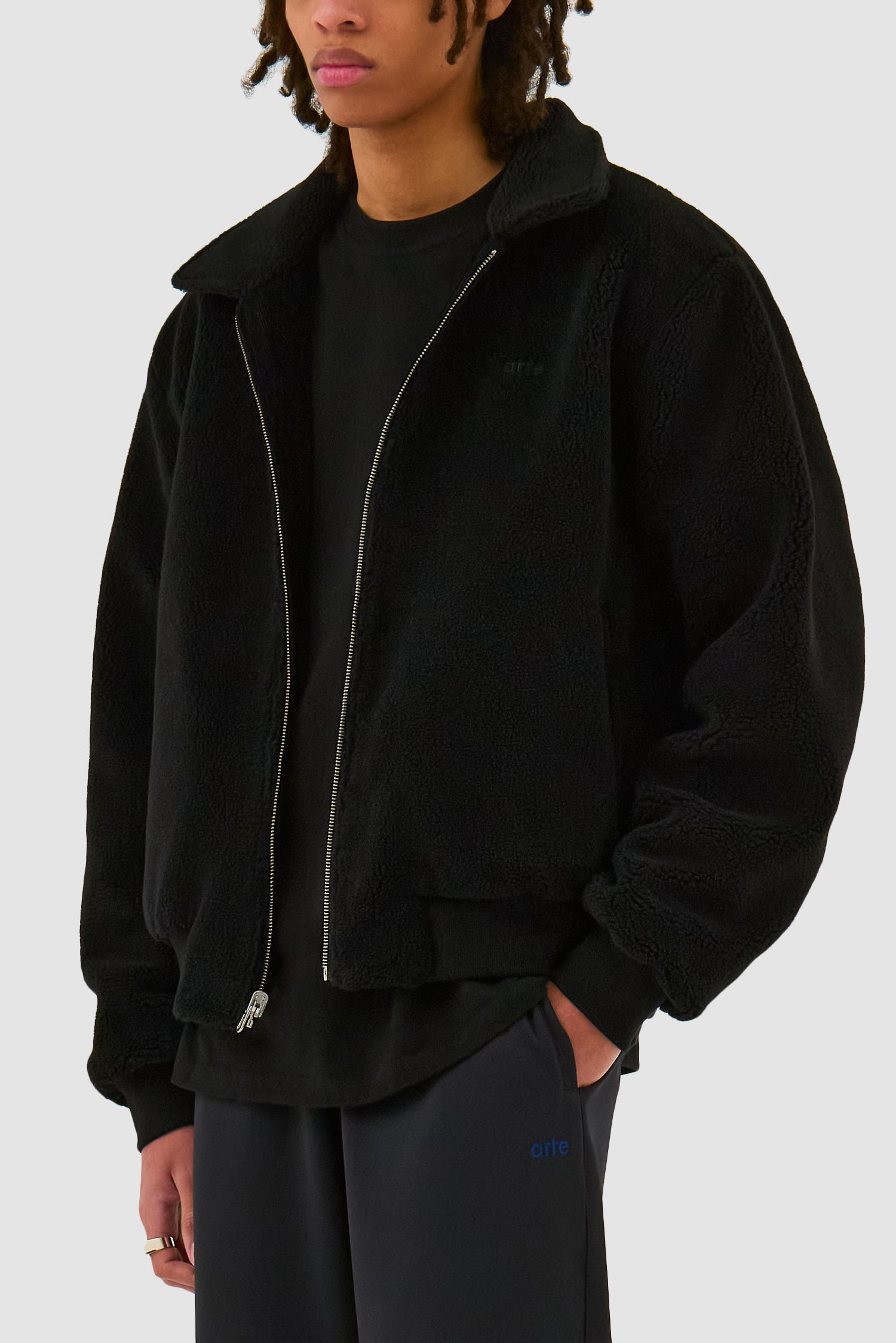 Veste Sherpa - Noir