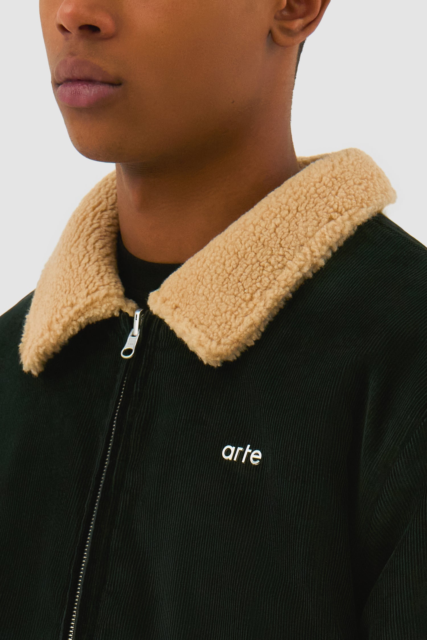 Veste Sherpa - Vert