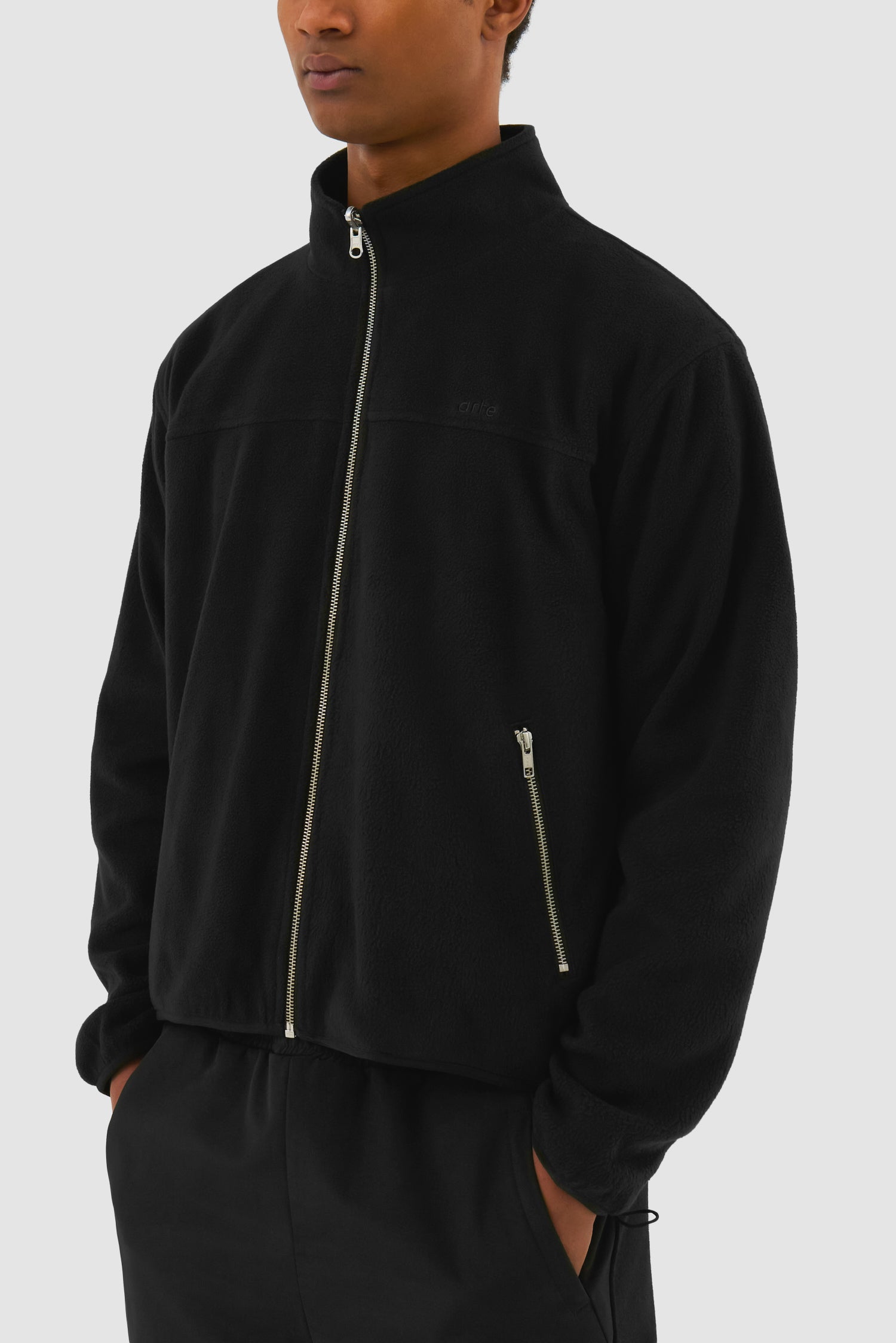 Wool Technical Jacket - Black