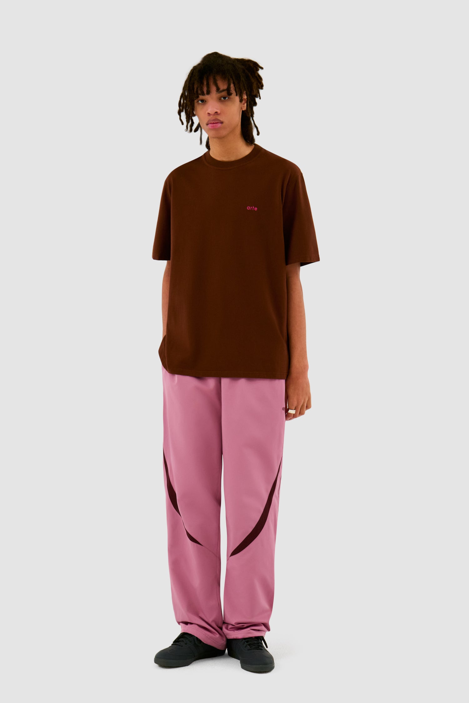 T-shirt Rose - Marron