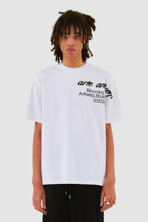 Blooming Ideas Sleeve T-shirt - White