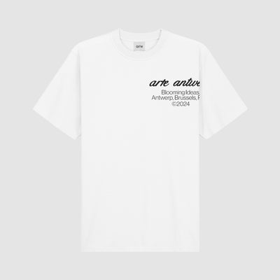 Blooming Ideas Sleeve T-shirt - White