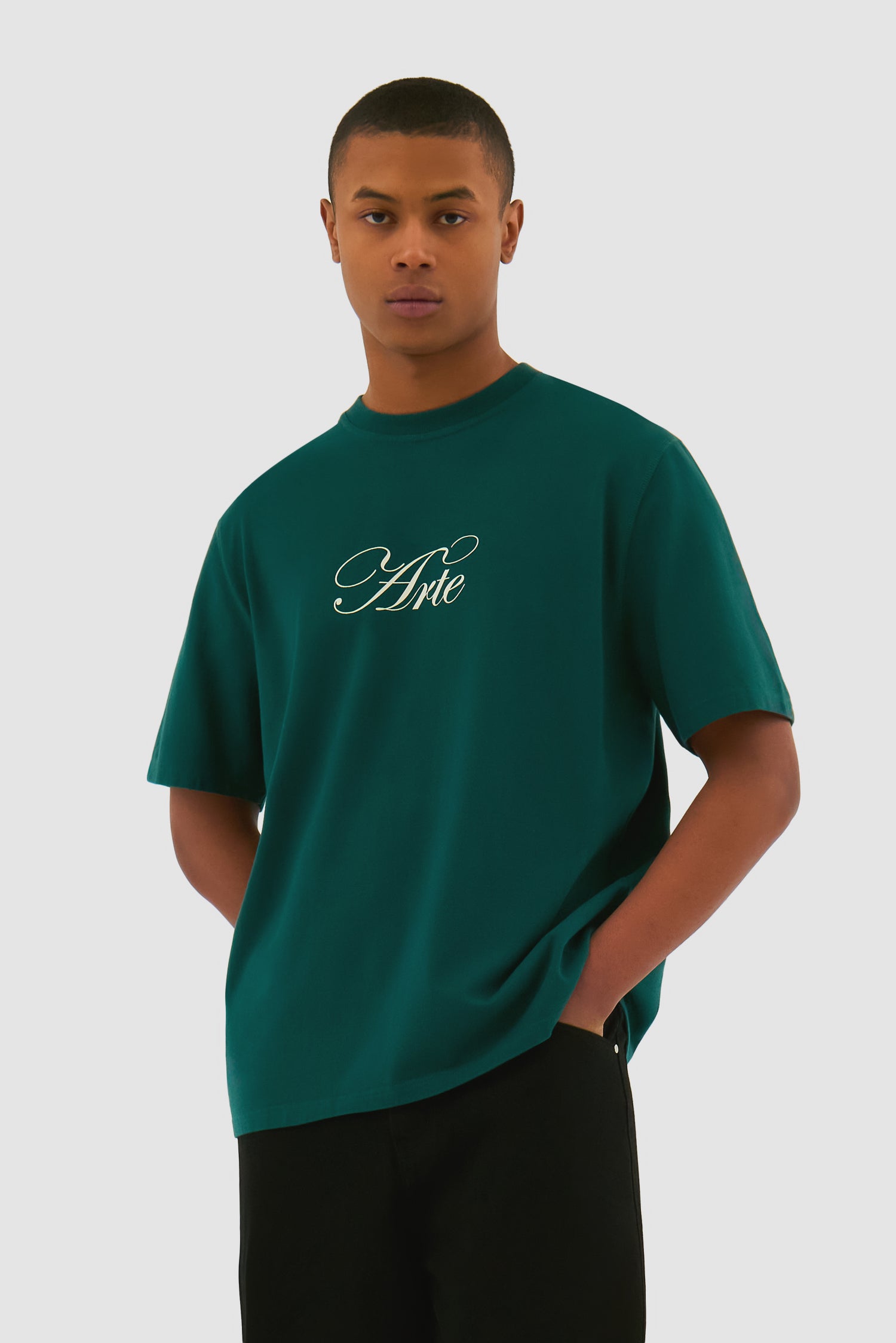 Script Logo T-shirt - Green