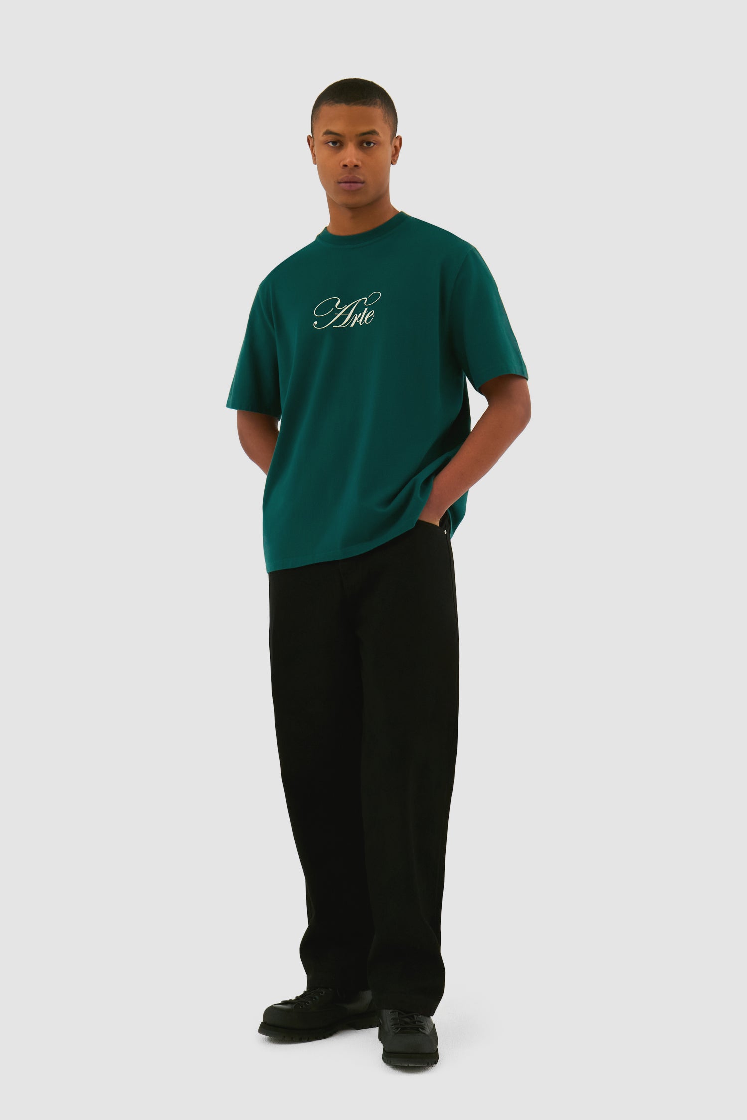 T-shirt avec logo Script - Vert