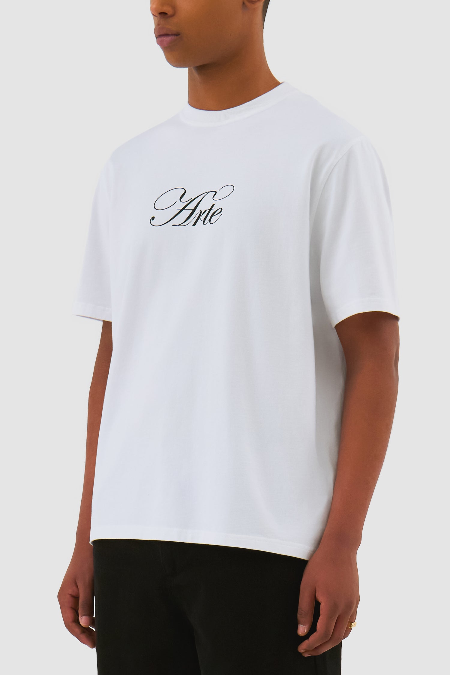 T-shirt avec logo Script - Blanc