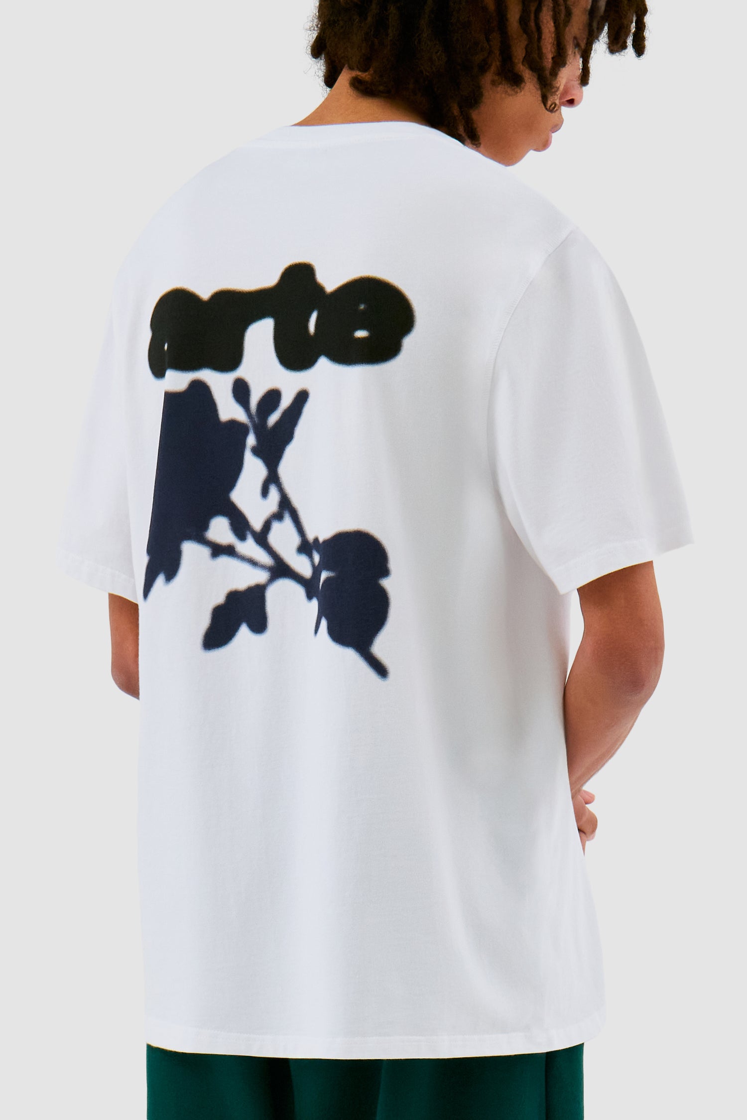 Blur Flower T-shirt - White