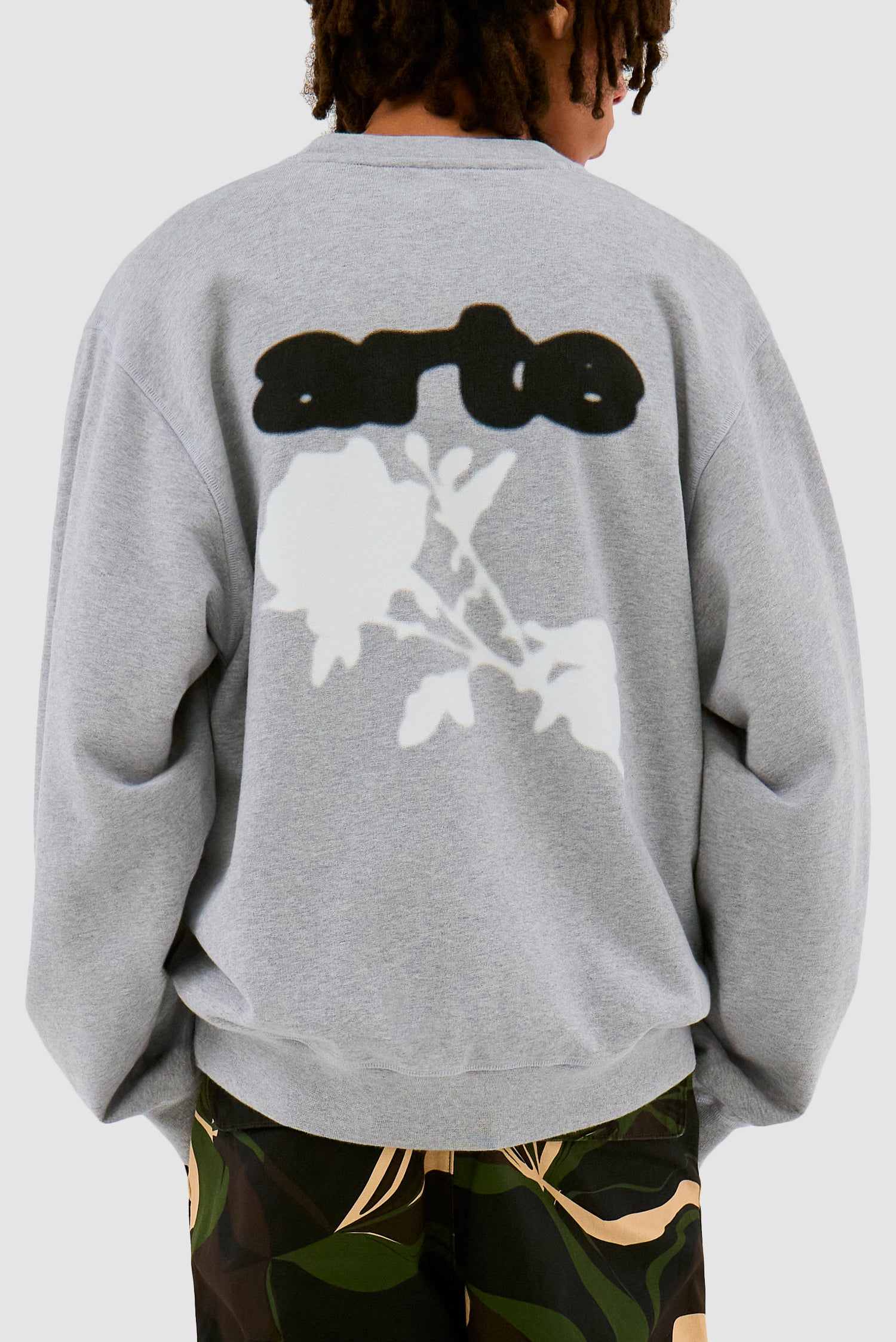 Blur Flower Crewneck - Gris