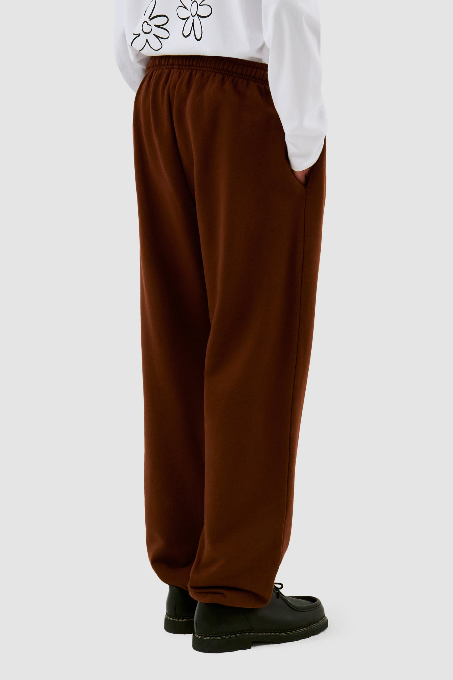 Pantalon de survêtement Heart Flower - Marron