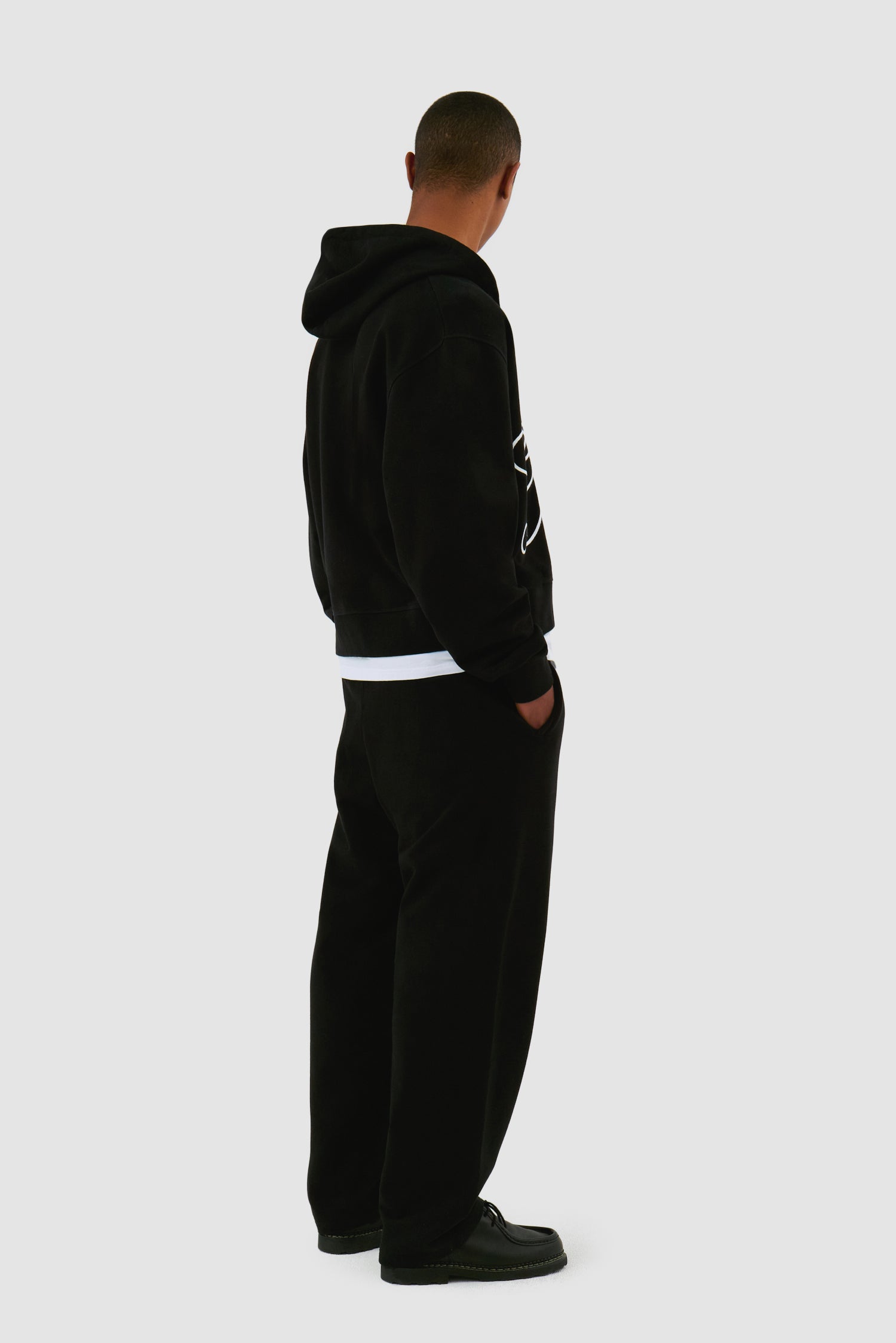 Pantalon avec logo Script - Noir