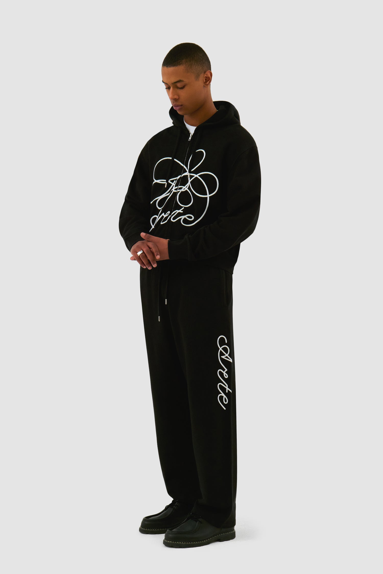 Script Logo Pants - Black