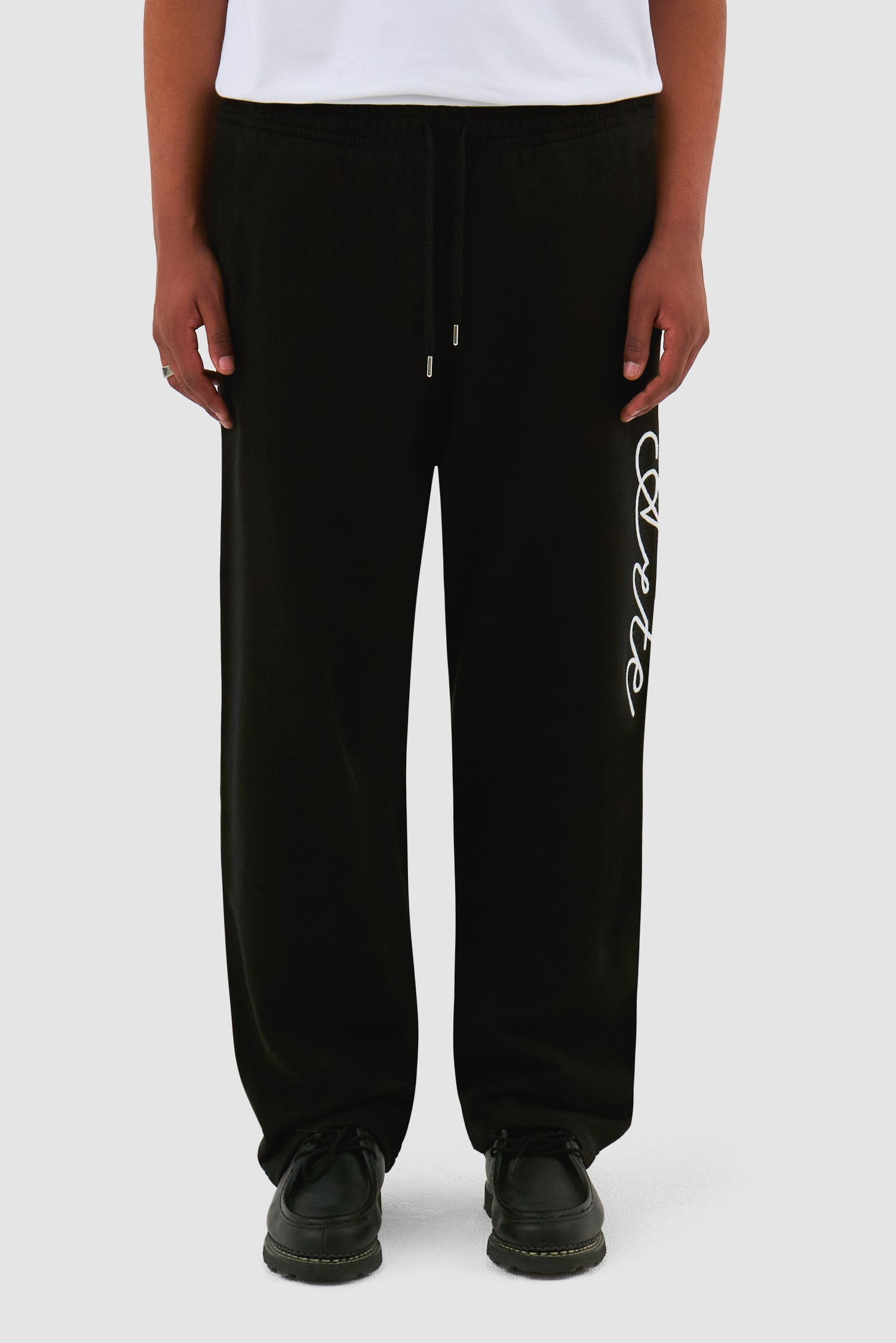 Script Logo Pants - Black