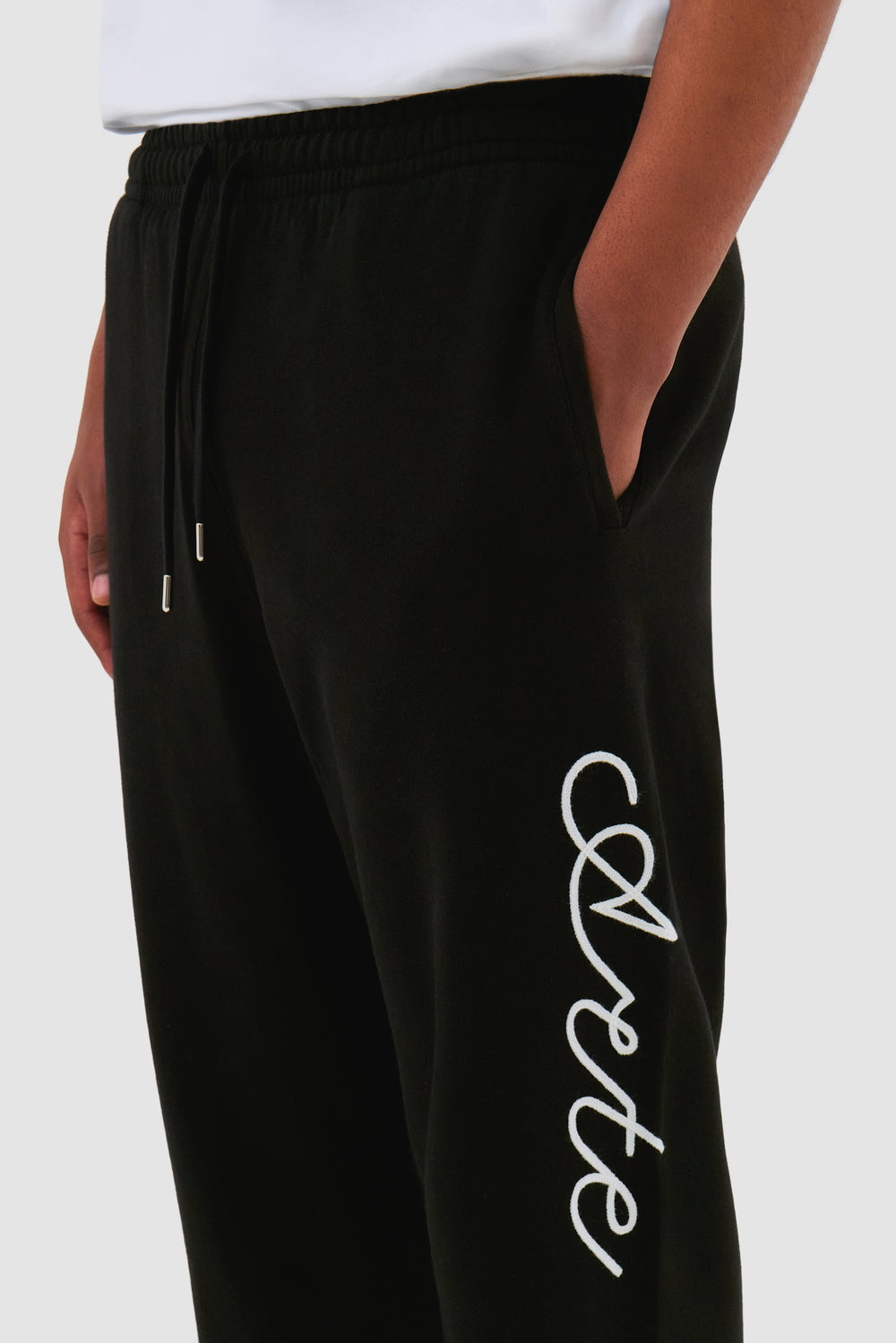 Script Logo Pants - Black