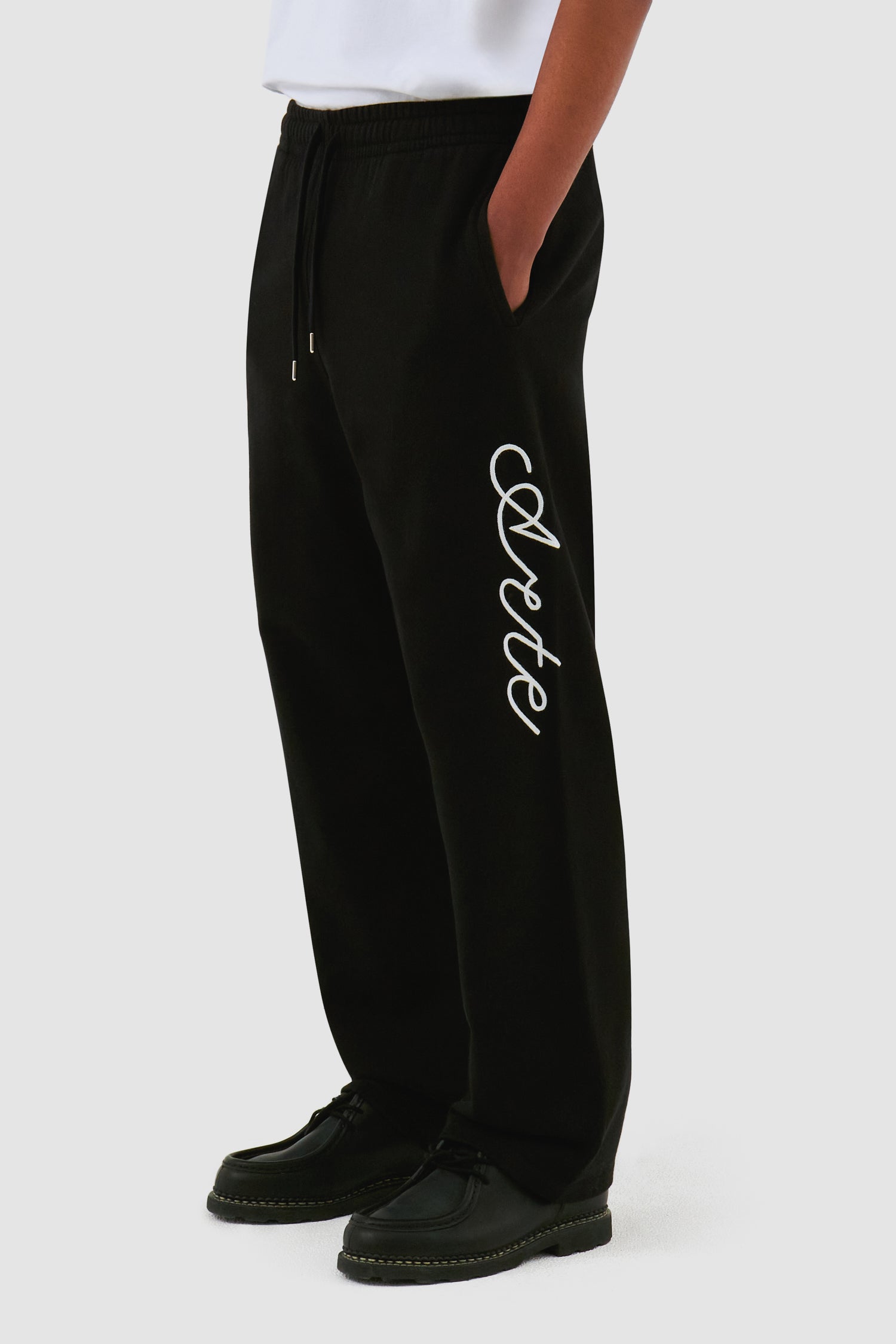 Pantalon avec logo Script - Noir