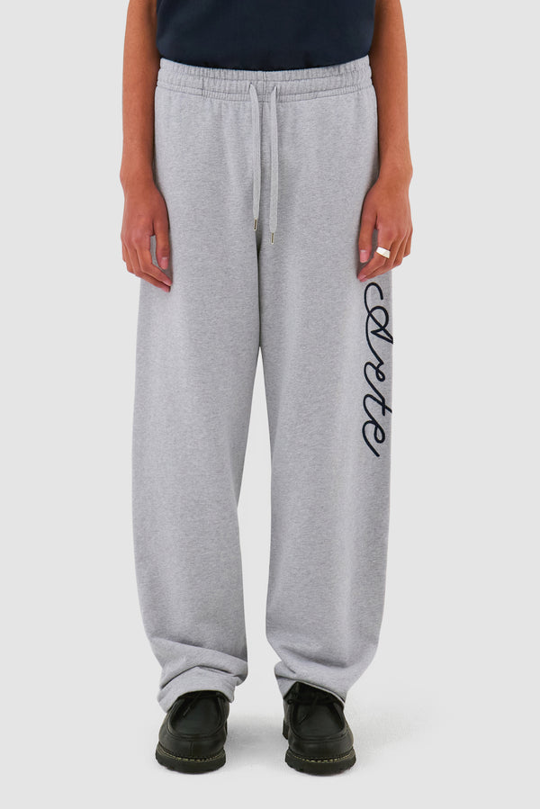 Script Logo Pants - Grey - Arte Antwerp