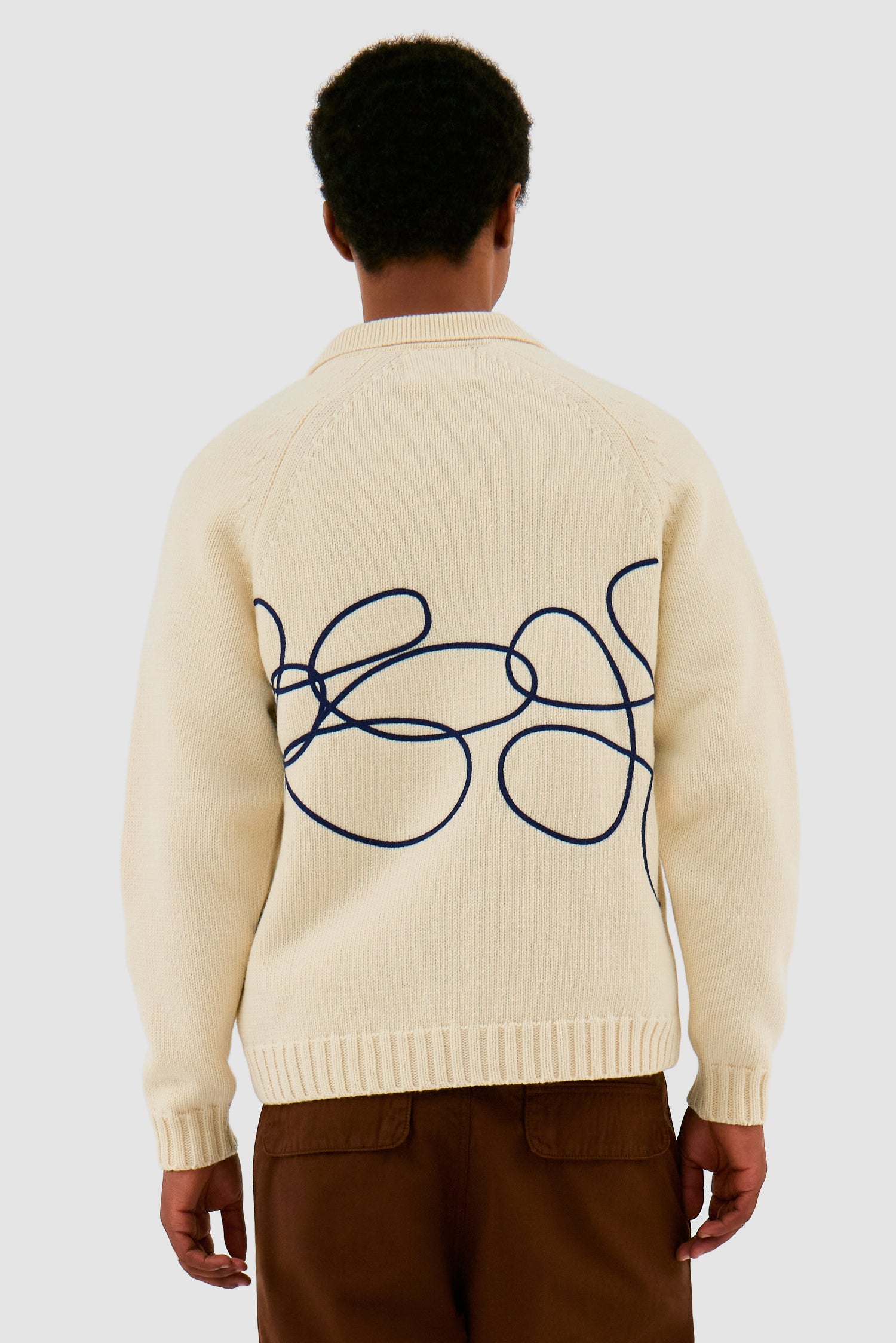 Flower Logo Knit - Cream