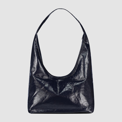 Grand sac brillant - Marine