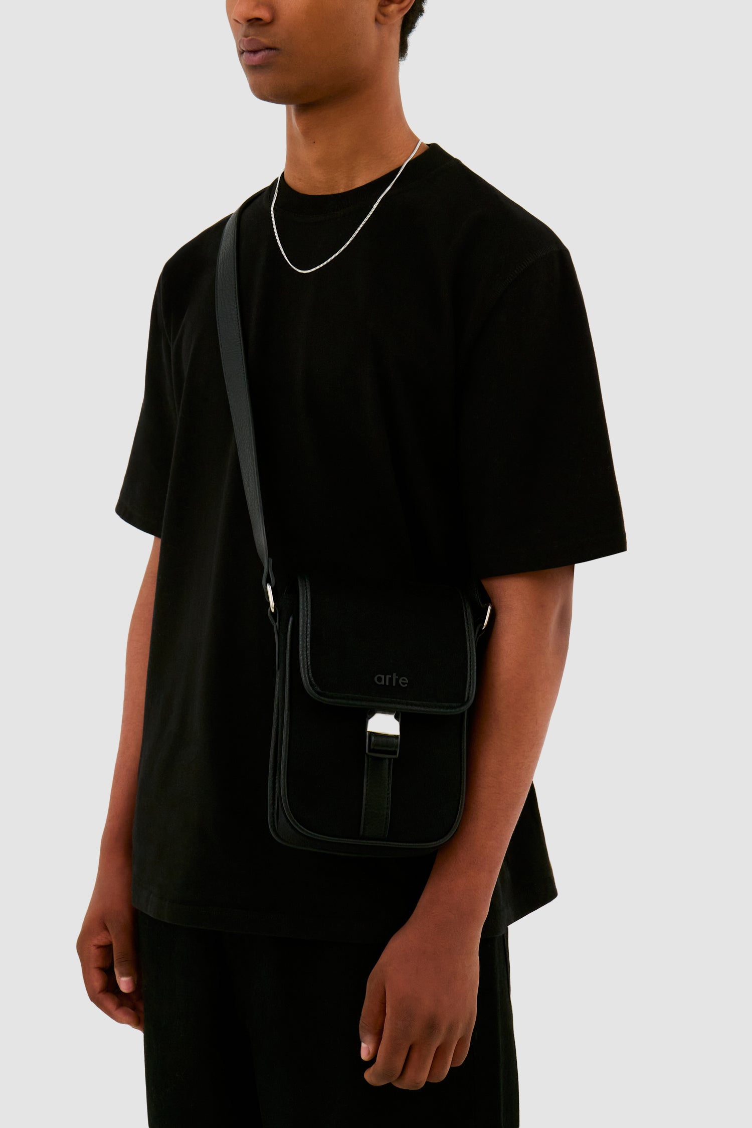 Wool Small Bag - Black