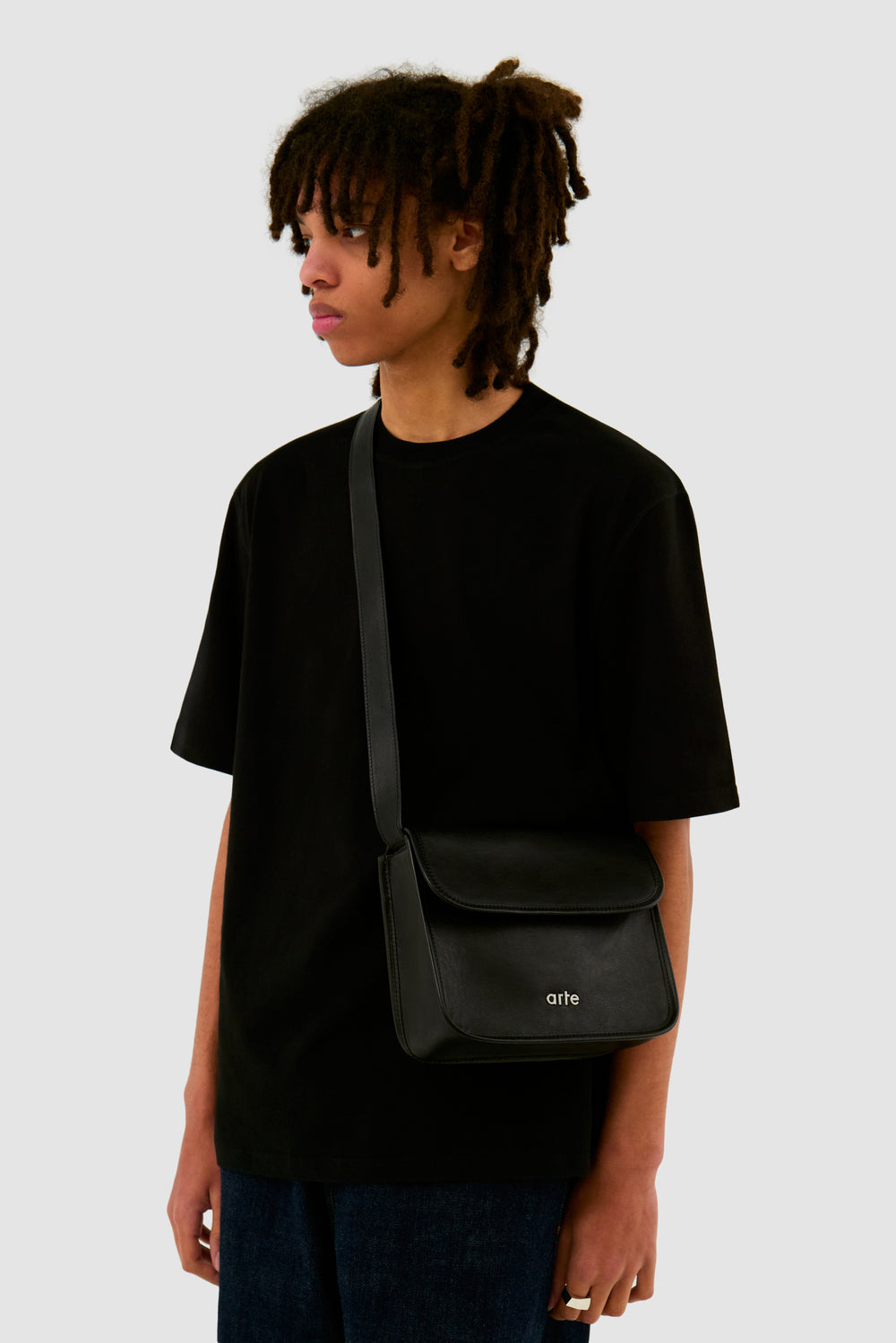 Petit sac en cuir - Noir