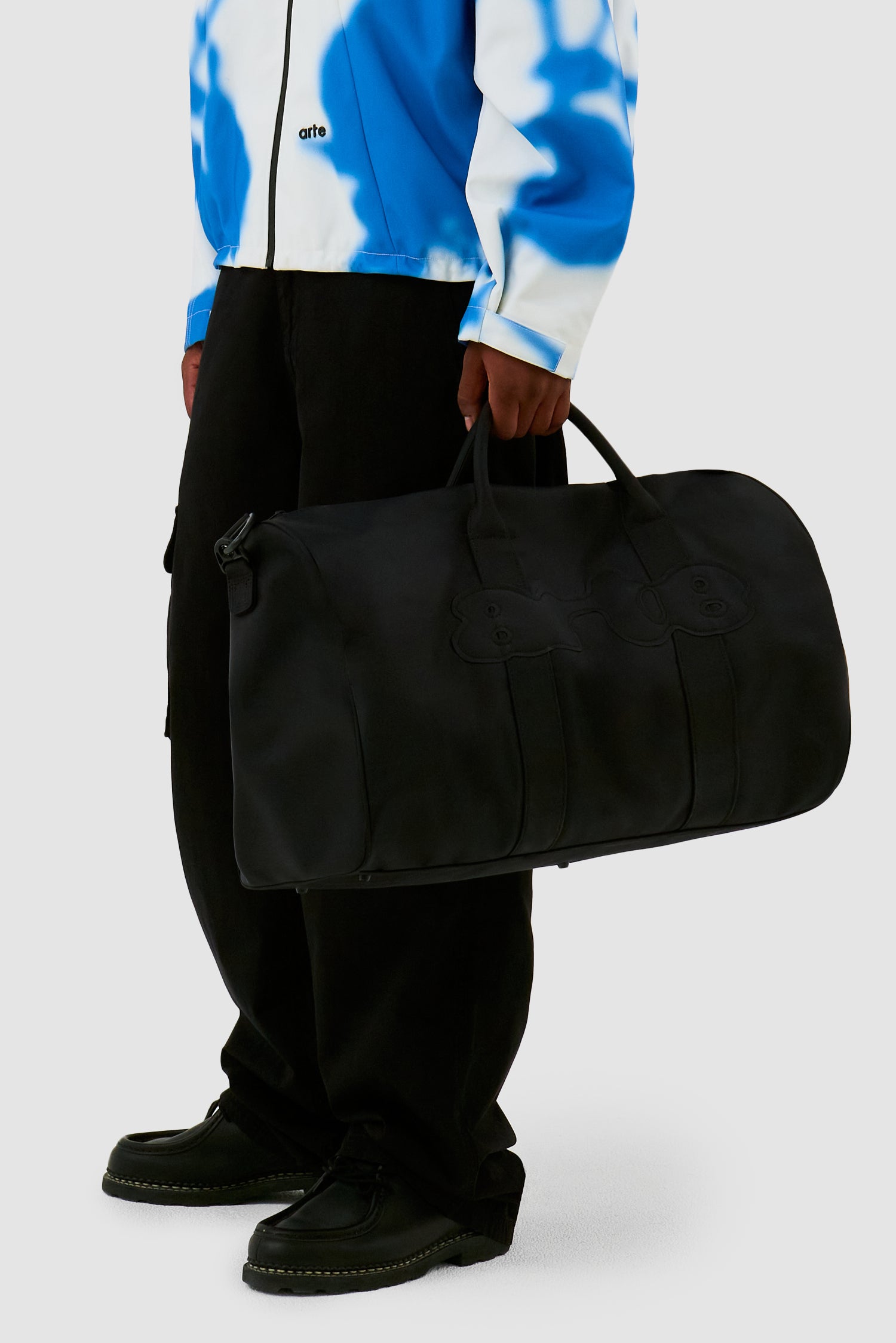 Nylon Duffel Bag - Black