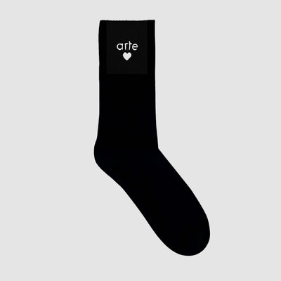 Chaussettes à cœur Basic Arte - Noir