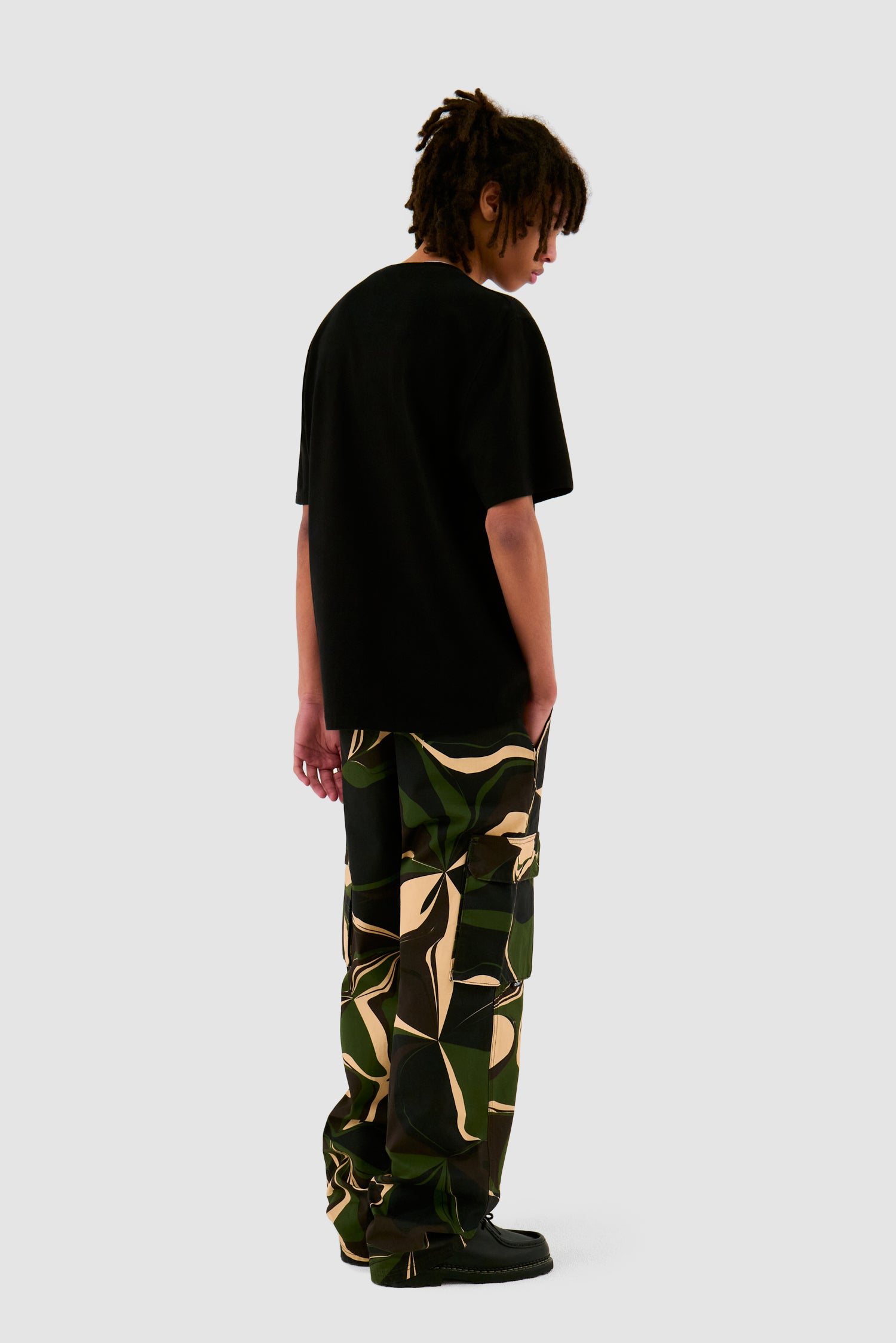 Pantalon cargo camouflage - Imprimé
