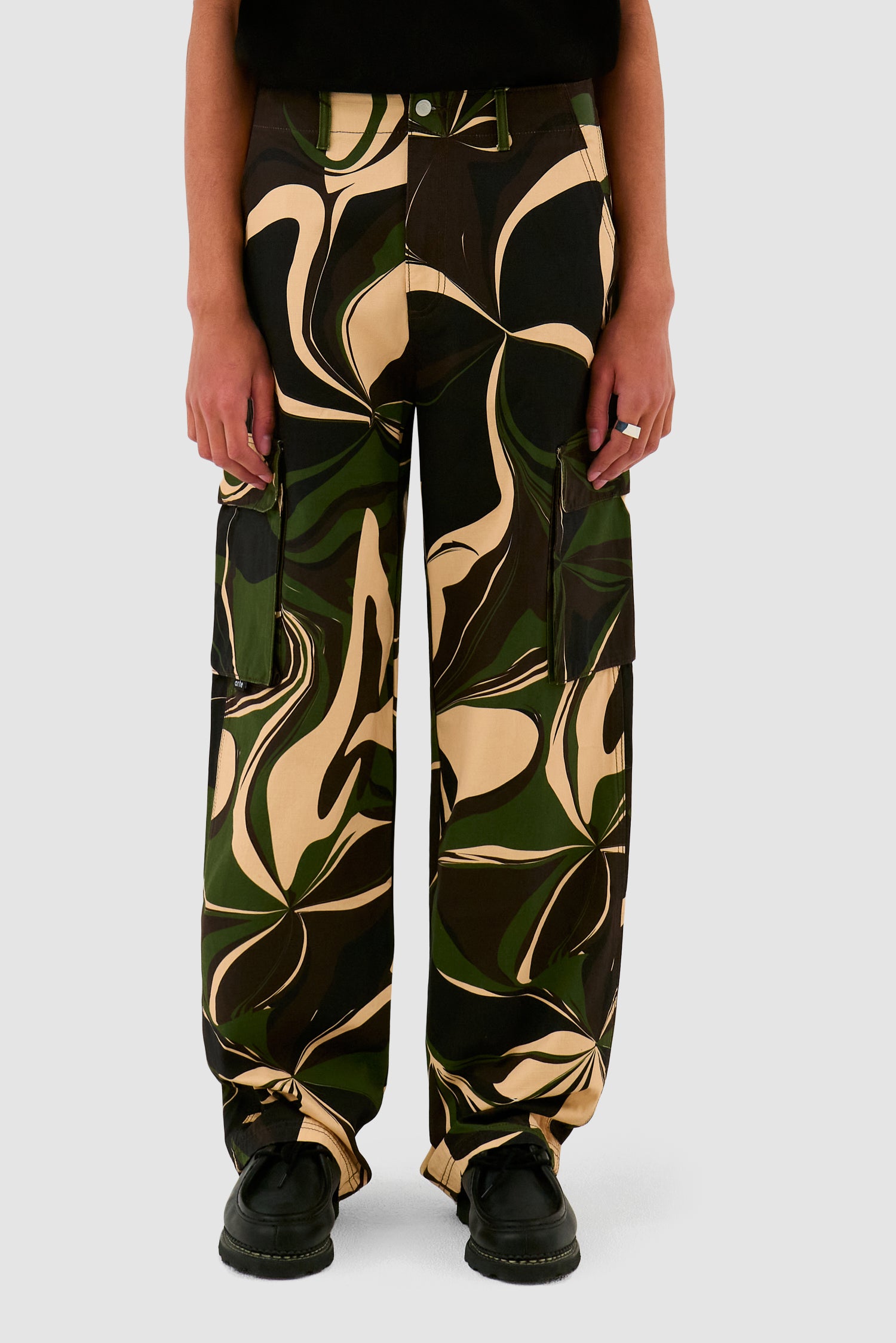 Pantalon cargo camouflage - Imprimé