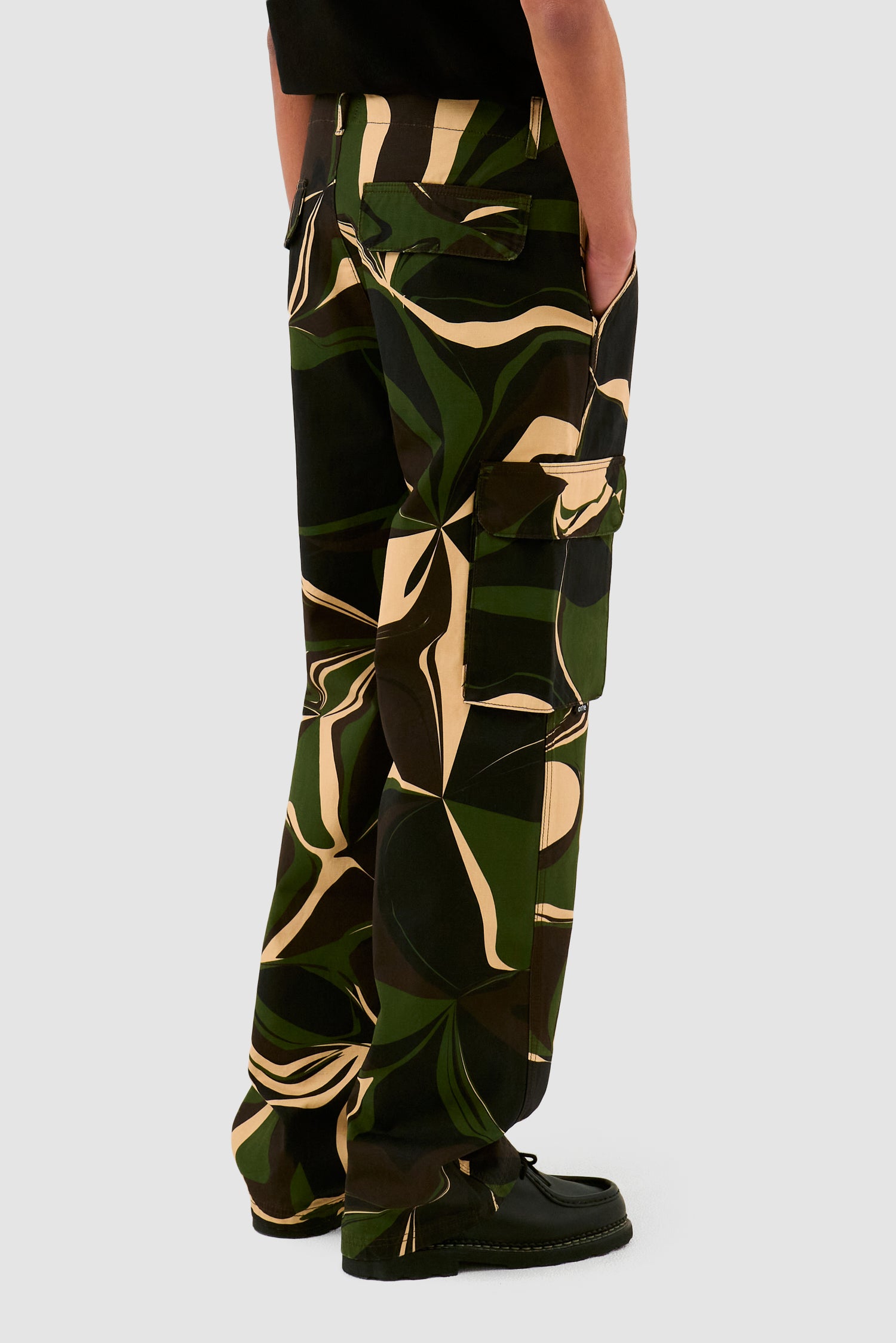 Pantalon cargo camouflage - Imprimé